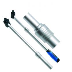 Manche avec rotule - 1 / 2 "- extensible 450-600 mm