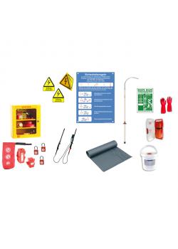Surtido de seguridad - para equipos de taller de alta tensión - con barra de rescate - CATU SEM-WAR1-D