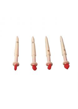 Cánula para pezones - Longitud 4,5 cm - 10 unidades de embalaje - Precio por unidad de embalaje