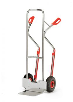 Alu camion de main - pneus pleins - 200 kg - Hauteur 1300 mm