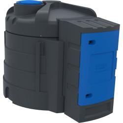 Lagertank FORTIS - f&uuml;r AdBlue - 1.000 bis 9.999 l - PP doppelwandig - mit Z&auml;hlwerk, Pumpe und Zapfpistole - mit DIBt-Zulassung