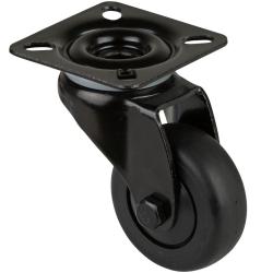 Sv&auml;nghjul med monteringsplatta - termoplasthjul - hjuldiameter 50 mm - totalh&ouml;jd 73 mm - lastkapacitet 50 kg - pris per styck