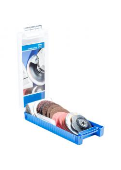 Slijpschijvenset - PFERD COMBICLICK® - schijfdiameter 125 mm - schroefdraad 5/8" - incl. steunschijf
