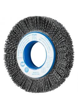 Rundbørste - hest - filament-type, med plastlegeme - for industriell bruk