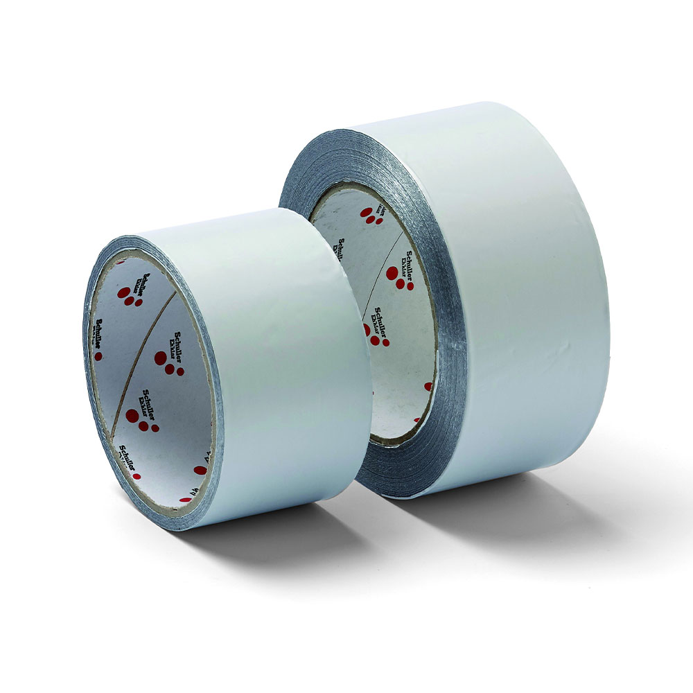 Cinta adhesiva de aluminio ALU TAPE - anchura 50 mm - longitud 10 o 50 m - PU 24 o 36 unidades - precio por PU