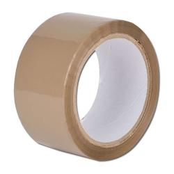 Top Klebeband - Paketklebeband - braun leicht abrollbar Rollenlänge 66 m