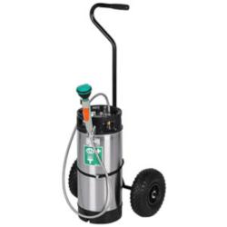 Douche oculaire &agrave; r&eacute;servoir - ClassicLine - avec r&eacute;servoir en acier inoxydable - sur chariot - pour une utilisation mobile - d&eacute;bit 7 l/min - capacit&eacute; 14 litres - prix &agrave; l'unit&eacute;