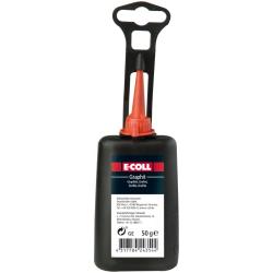 Grafit - butelka - E-COLL - Bez silikonu - kolor czarny - 50 g - cena za sztukę
