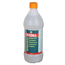 E-COLL koud reinigingsmiddel - brandspiritus - 94 % vol. ethylalcohol - licht ontvlambaar - 1 liter - VE 12 stuks - prijs per VE