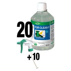 FOR CLEAN F - lavtskummende - automatisk og manuel - 500 ml - pakke med 20 stk. - pris pr. pakke