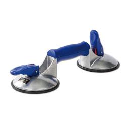 Veribor® blue line zuignap - 2 aluminium zuignappen - zuignapschijf Ø 120 mm - draagvermogen 50 kg