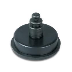 Deko-Sauger - Aluminium -  Saugscheiben-Ø 62 mm - schwarz