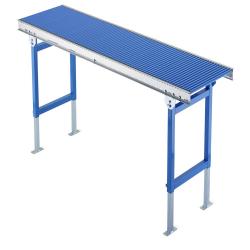 Pequeña cinta transportadora de rodillos - Rodillos de soporte de plástico - Capacidad de carga hasta 15 kg - Rodillo Ø 20 ó 30 mm