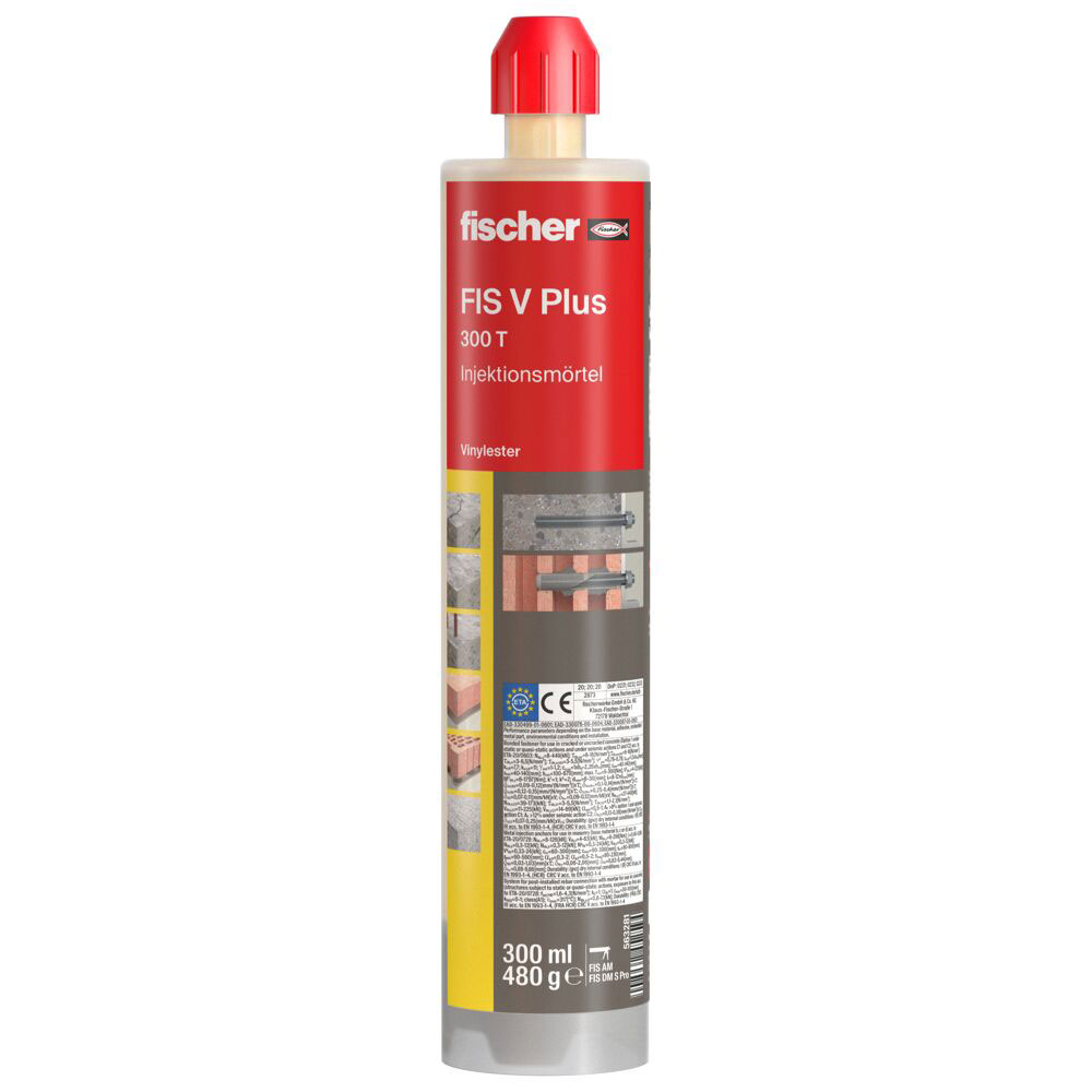Mortero de altas prestaciones FIS V Plus - mortero de inyección de 2 componentes - incl. 2 mezcladores estáticos - 300 o 825 ml - precio por unidad