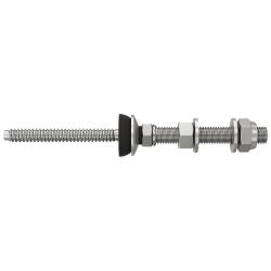 Perno de suspensión STSI A2 - acero inoxidable A2 - con junta EPDM - M10 x 250 mm - PU 10 unidades - Precio por unidad de embalaje