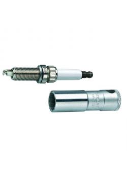 Bougiestekker - aandrijving 3/8" - met borgveer - SW 14 mm