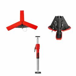 Deckenst&uuml;tzen-Aktionsset - STE90-Set - Verstellweg 575 bis 910 mm - Belastungsgrenze max. 350 kg - Preis per Set