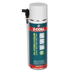 Espuma rápida PU E-COLL - 500 y 750 ml - Sin CFC - Material de construcción clase B2 DIN 4102 - PU 12 unidades - Precio por PU