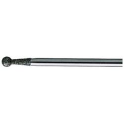 Diamant slijpstift Kogelvorm Speciale vorm Korrelgrootte D 126 / 181 Galvanische binding "PFE