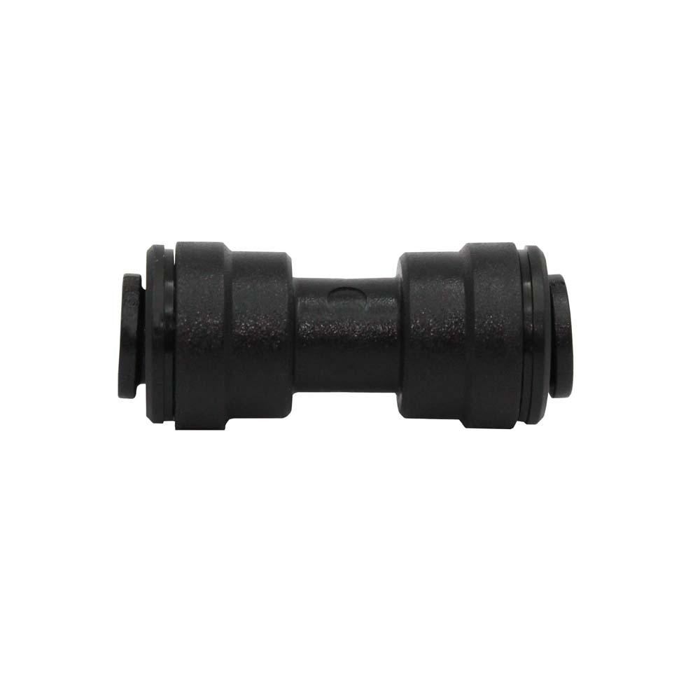 Rechte connector - POM - Buiten-Ø slang 15 tot 28 mm - Lengte 58,0 tot 90,8 mm