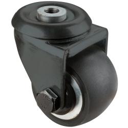 Roulette pivotante pour th&eacute;&acirc;tre - Roue en PU - &Oslash; de la roue 60 mm - Hauteur totale 83 mm - Capacit&eacute; de charge 200 kg - Prix &agrave; l'unit&eacute;