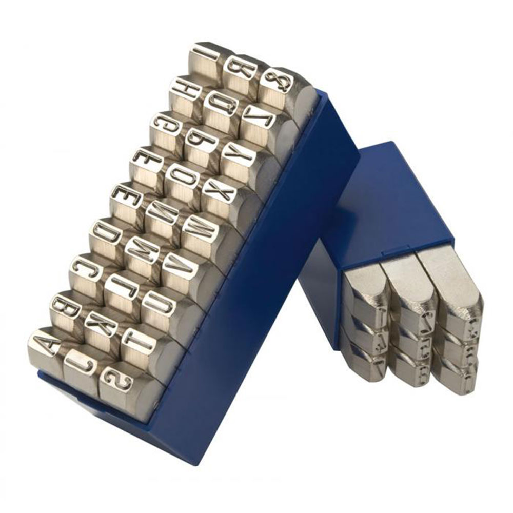 Slagstempel - "GRAVUREM-Nr.1" - extra-extra | 0-9 & A-Z