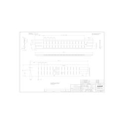 Langsgående skillevegg - for Workster verktøyvogn