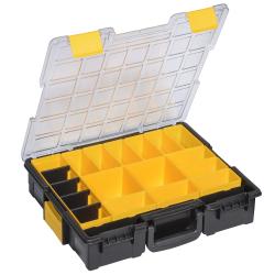Caja surtido Allit "EuroPlus Pro K" 44/19 - Caja profesional para piezas pequeñas - 19 compartimentos - Dimensiones (An x Pr x Al) 440 x 355 x 76 mm - Precio por unidad