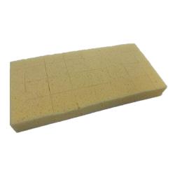 Erstatningspute for ristplate hydro-svamp - rutenett - bredde 140 mm - lengde 280 mm - pute 30 mm