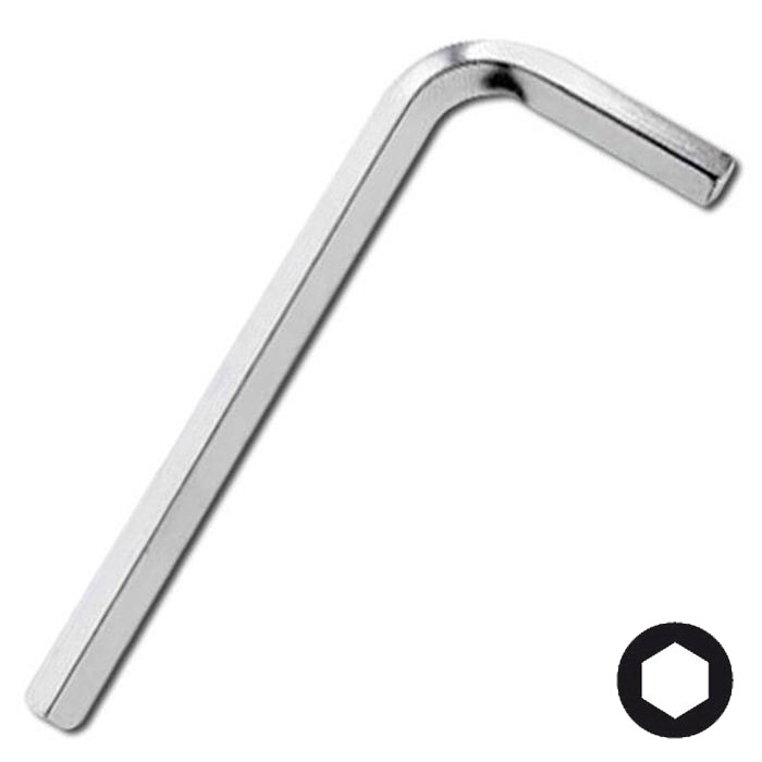 Hoeksleutel 0,7 tot 22 mm 6-kant