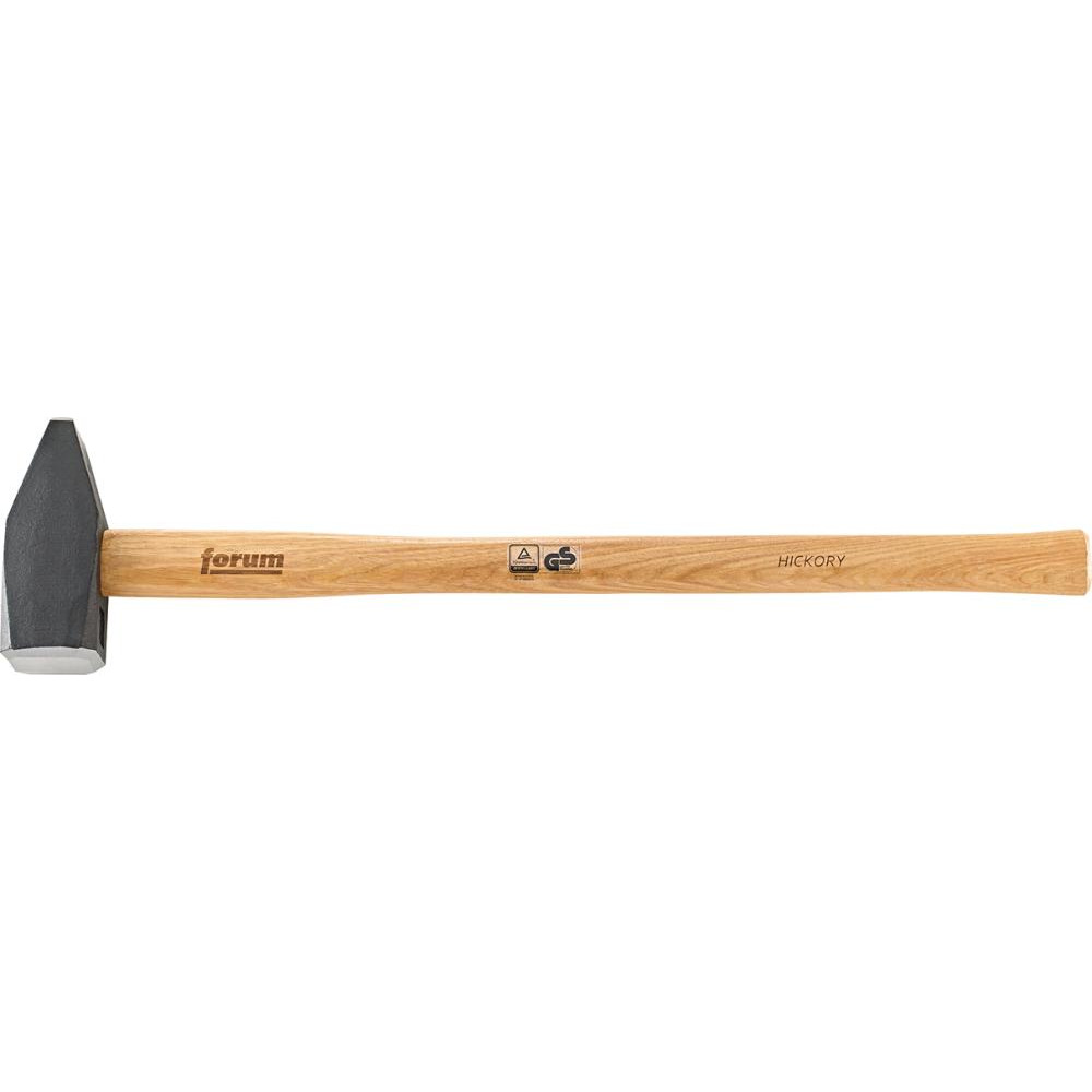 Marteau de frappe - FORUM - avec manche en hickory - Poids de la t&ecirc;te : 3 &agrave; 6 kg - Prix &agrave; l'unit&eacute;