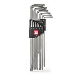 INBUS TORX&reg; vinkelskrutrekkersett eller INBUS TORX&reg; T-h&aring;ndtakskrutrekkersett - kromvanadiumst&aring;l - forskjellige utf&oslash;relser - pris per stykk