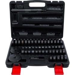 Juego de discos de montaje de rodamientos de rueda - acero al carbono - 52 piezas.