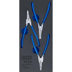 Fuse Pinze Set - per alberi motore - diritta e 30 ° ad angolo - 3 pezzi.
