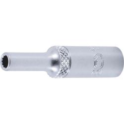 Steeksleutel-inzetstuk Zeskant - diep - aandrijving inwendige vierkant 6,3 mm (1/4") - sleutelbreedte 4 tot 13 mm