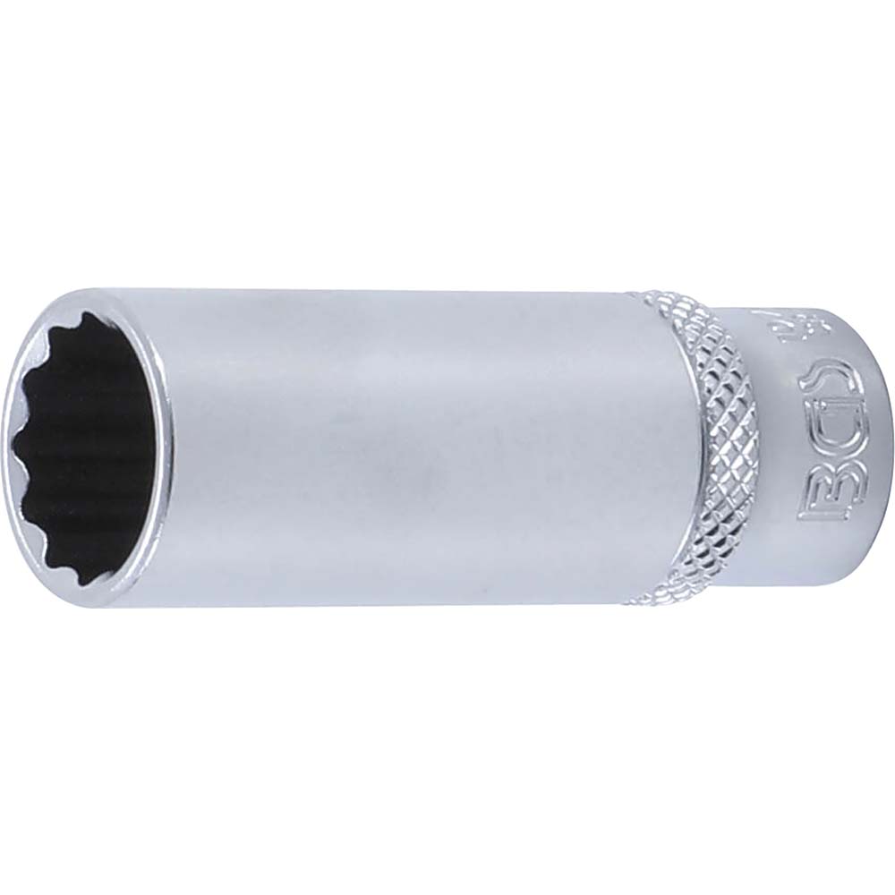 Steeksleutel-inzetstuk Zeskant - diep - aandrijving inwendige vierkant 6,3 mm (1/4") - sleutelbreedte 4 tot 13 mm