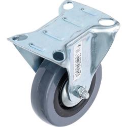 Rueda fija - con base atornillable - diámetro de rueda 75 mm - altura de construcción 95 mm - capacidad de carga 50 kg