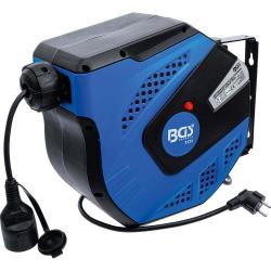 Automatisk kabeltromle - kabellængde 25 m - til vægmontering inkl. monteringsbeslag