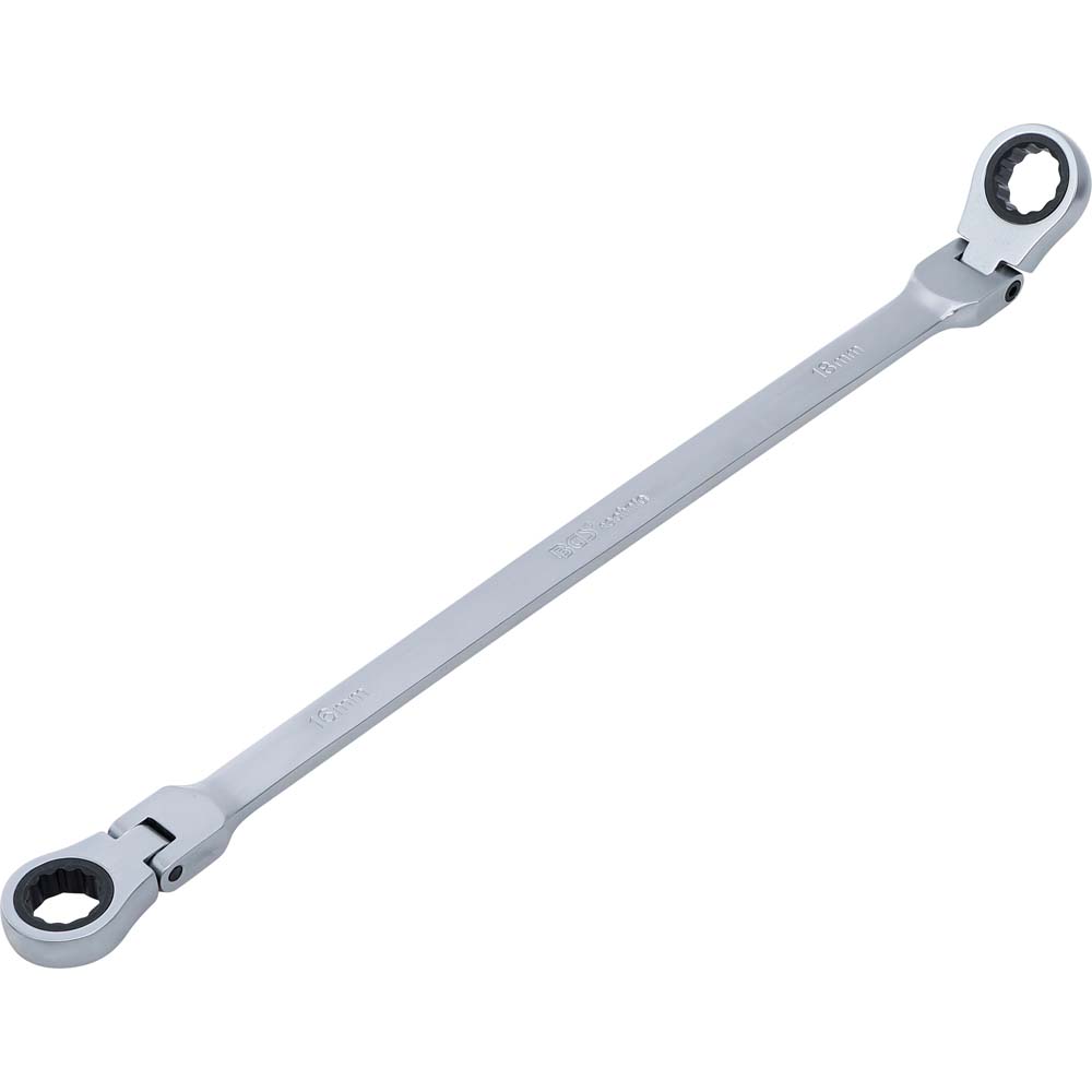 Double ratchet joint wrench - SW 8 x 9 to 16 x 18 mm - drive twelve-sided