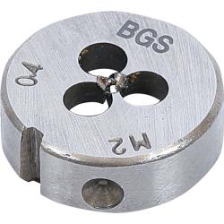 Filières - M2 x 0,4 x 25 à M16 x 2 x 38 mm - matière acier à outils