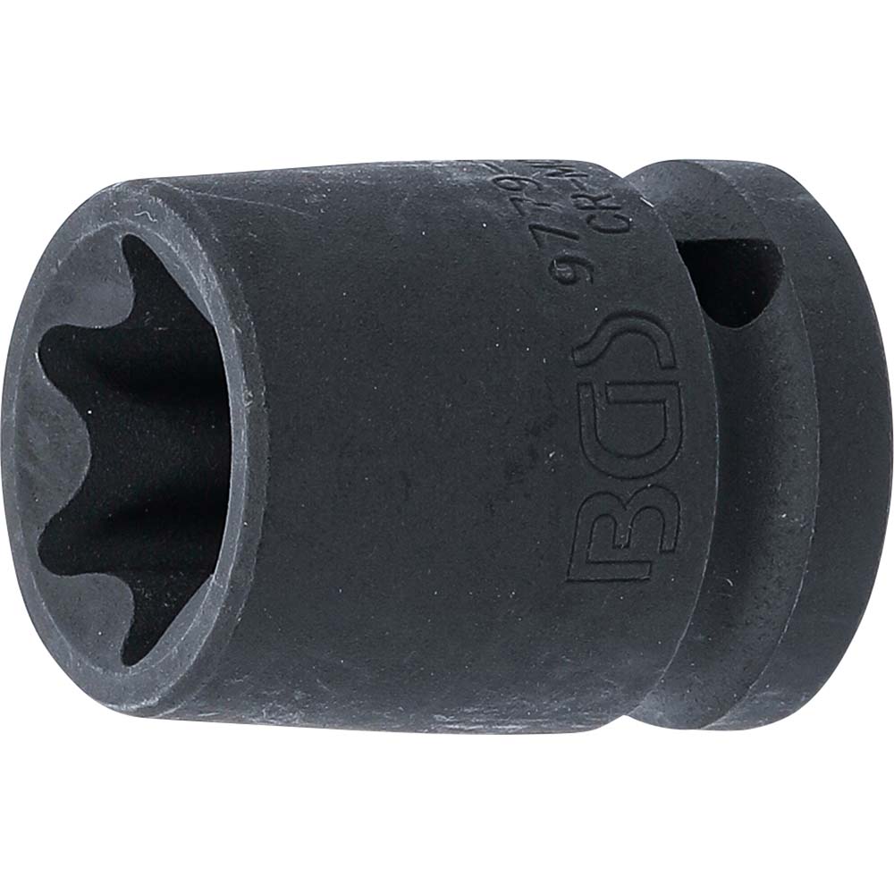 Douille de force - Profil de sortie E10 à E24 - Entraînement carré femelle 12,5 mm - Entraînement carré femelle 12,5 mm (1/2")
