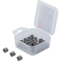 Insertos roscados de recambio - para rosca/ paso M7 x 1,0 mm - Contenido 25 piezas