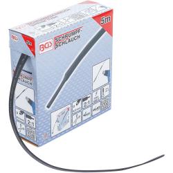 Caja de tubo termorretráctil - diámetro 8 mm - velocidad de retracción 2 a 1 - longitud 5 m - negro