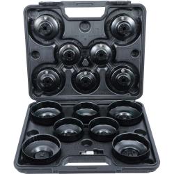 Ölfilterschlüssel-Satz - Antrieb Innenvierkant 10 mm (3/8") - 14-tlg.