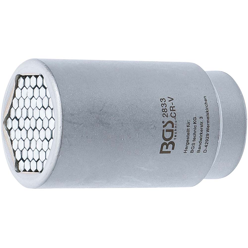Multiinserto - cuadradillo de 10 a 20 mm (3/8" a 3/4") - ancho de llave de 9 a 38 mm