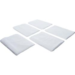 Afdekfolieset - Afmetingen 4 x 5 m - Materiaal HDPE - Kleur transparant - Inhoud 5 folies