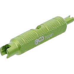 Llave para núcleos de válvulas - para núcleos de válvulas Schrader, Sclaverand/Presta