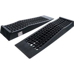 Oprijplaatsset - kunststof - extra plat - 700 x 200 x 80 mm - VE 2 stuks - prijs per VE