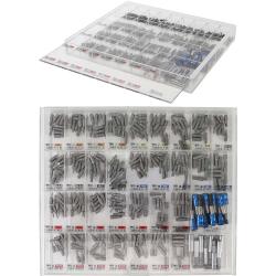 Bit- og bitholdersæt - udvendig sekskant 6,3 mm (1/4'') - i salgsdisplay - 340 stk.