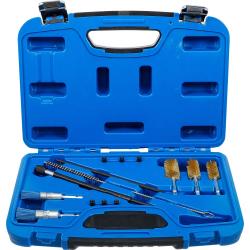 Kit de nettoyage de siège d'injecteur et de puits - y compris brosses en fil d'acier et en nylon